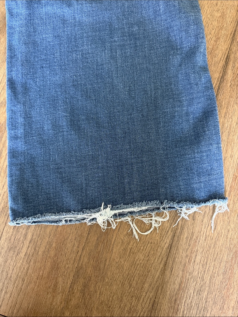 Indigo Rein Blue Distressed Denim Jeans - Flare/Wide Leg - Picture 5 of 7